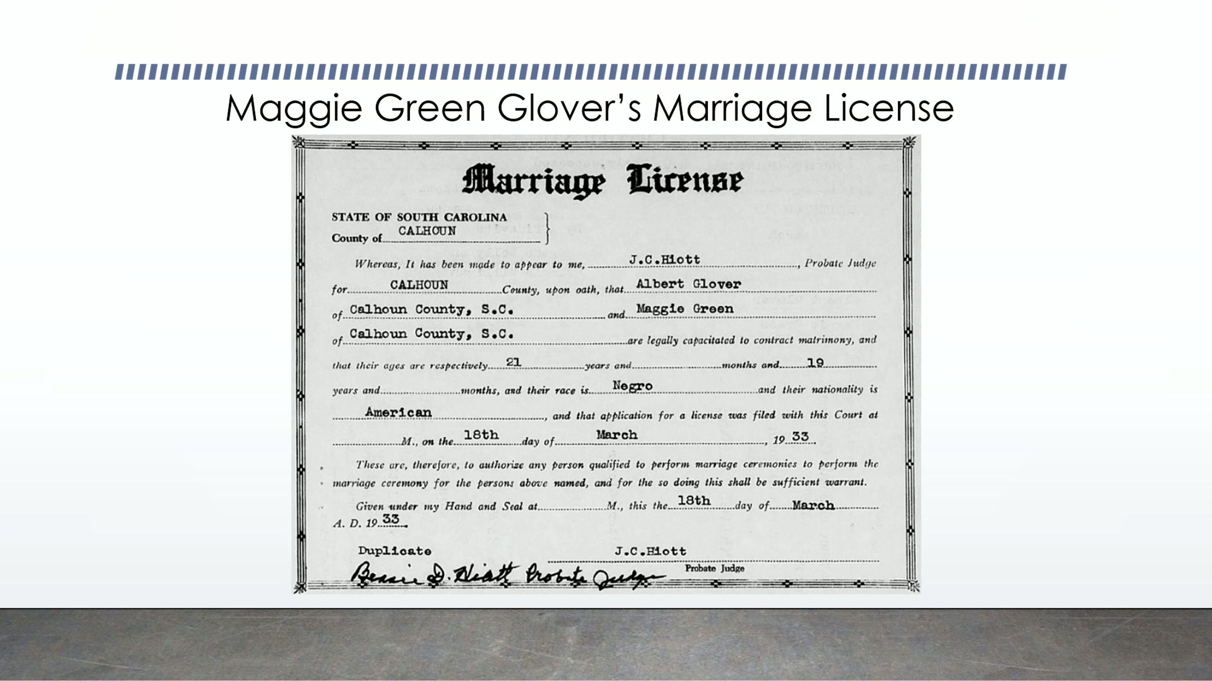 Ancestral Connections